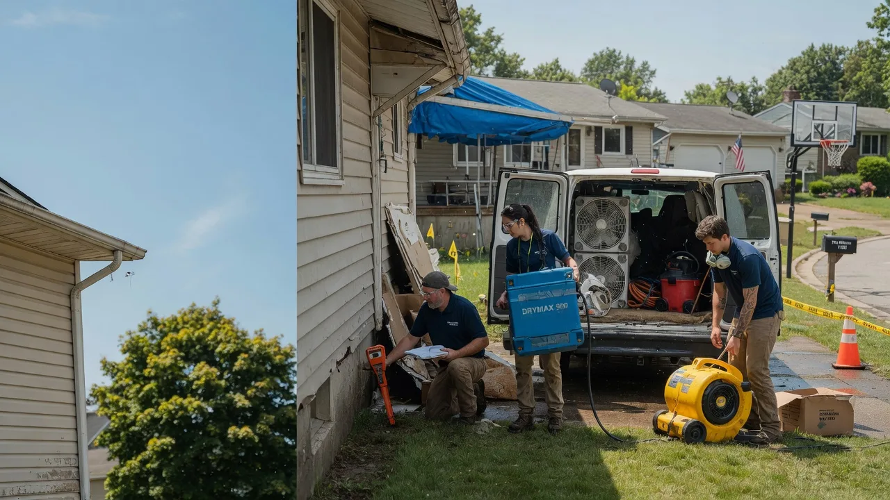 Ceiling Leak Cleanup in New Market, IA near me