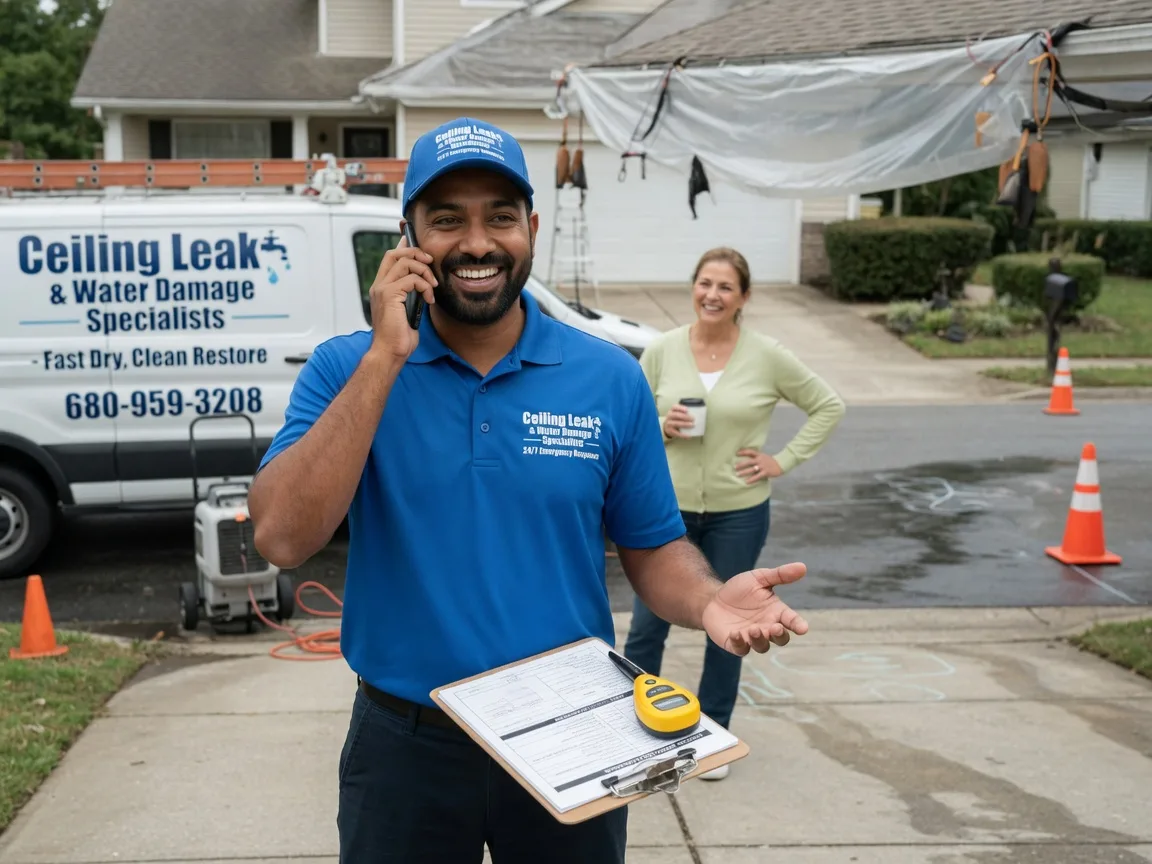 Ceiling Leak Cleanup New Market, IA FAQs